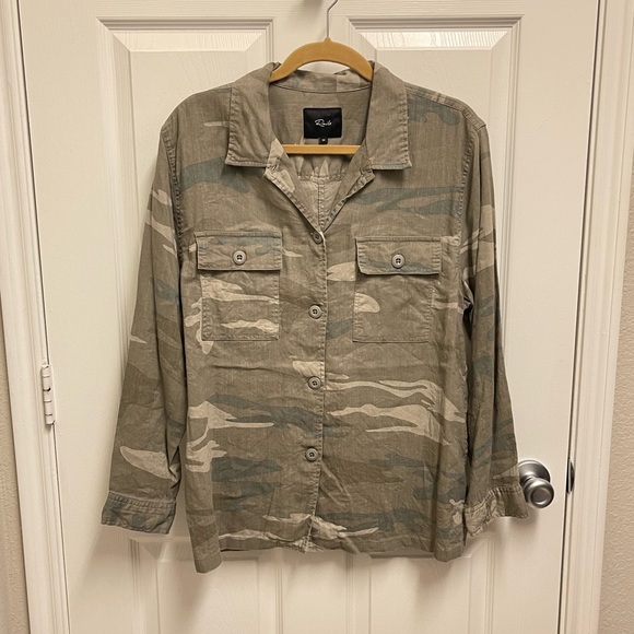 Rails Everett Camo Button Down - Picture 2 of 11